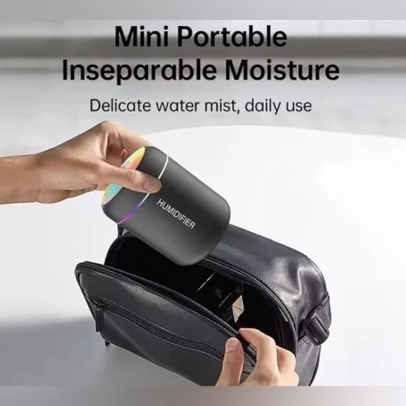 Humidifier Essential Oil Diffuser Aroma Anion Mist Maker with LED Lamp - Picture 4 of 6